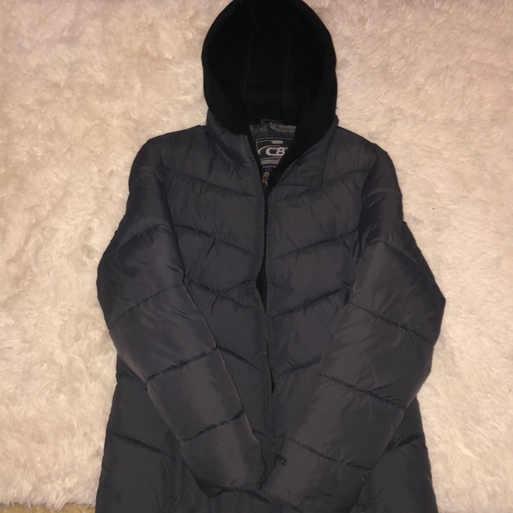 Grey and Black winter Coat, Size XL